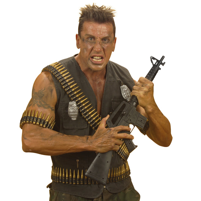 Falskt skottsäkert bälte 60 kulor