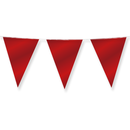 Röd Girland Metallic 10m