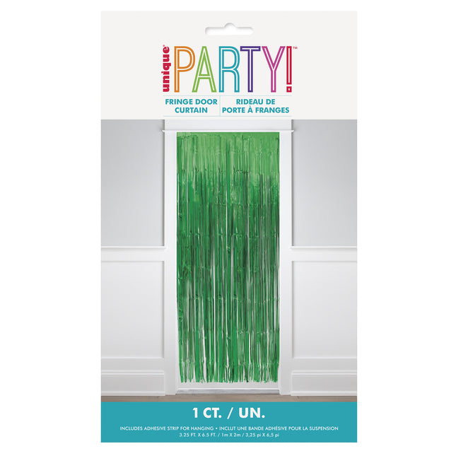 Grön dörrridå 2m