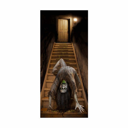 Halloween Dörraffisch Spöke 180cm x 80cm