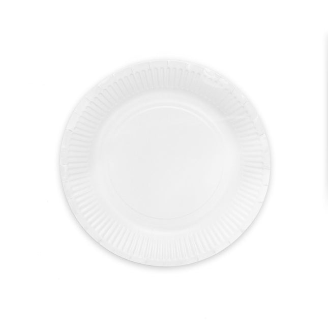 Vita Tallrikar Papper 23cm 16st