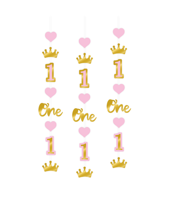 1 år hängande dekoration flicka