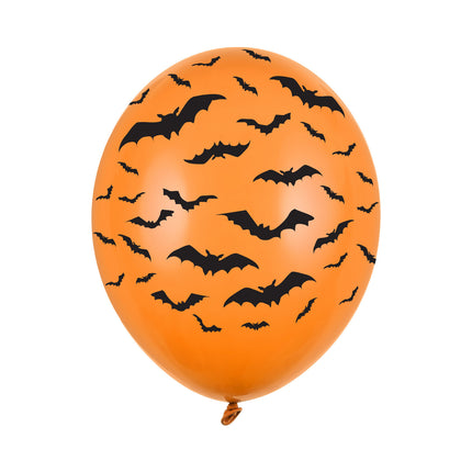 Halloween Ballonger Fladdermöss 30cm 50st