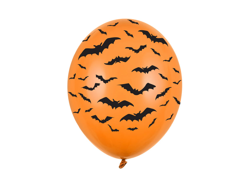 Halloween Ballonger Fladdermöss 30cm 50st