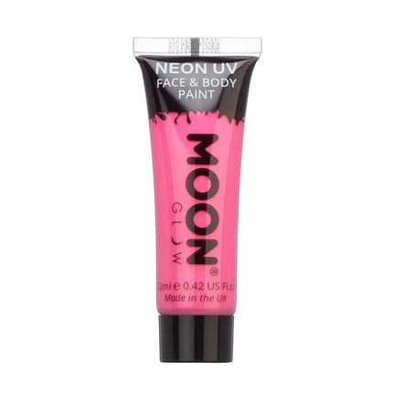 Moon Glow Intense Neon UV Ansiktsfärg Intense Pink 12ml