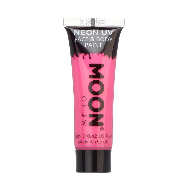 Moon Glow Intense Neon UV Ansiktsfärg Intense Pink 12ml