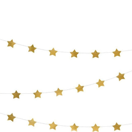 Stjärngirlang Guld 3,6 m