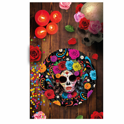 Halloween-skål Dödskalle 32cm