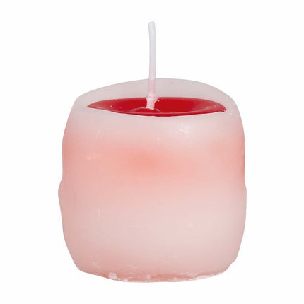 Halloween-ljus Blodig dödskalle 6cm