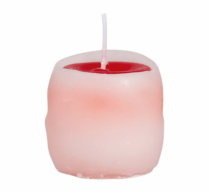 Halloween-ljus Blodig dödskalle 6cm