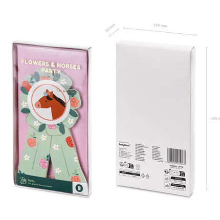 Häst Inbjudningar 19,5cm 6st