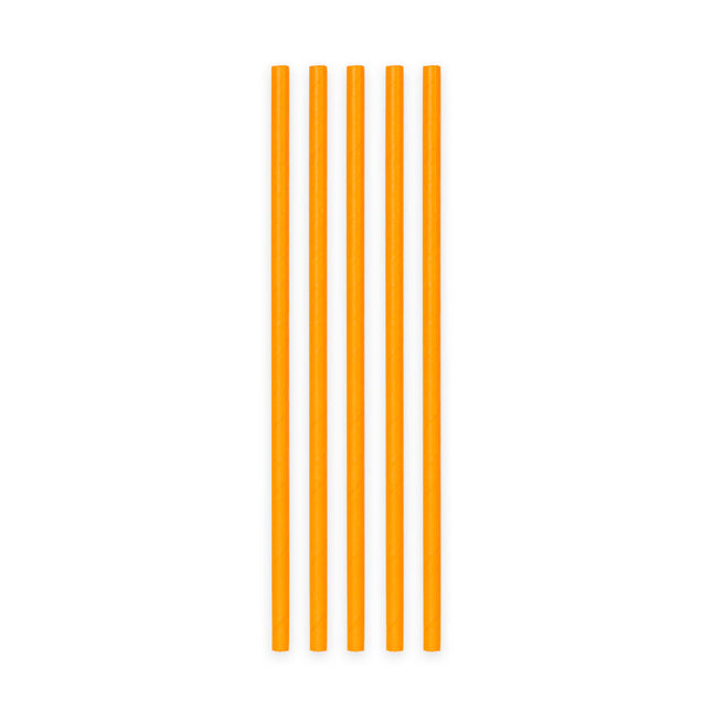 Orange sugrör kartong 20st