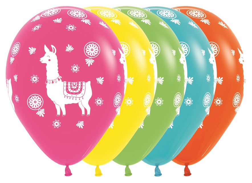 Ballonger Lama Mix 30cm 25st