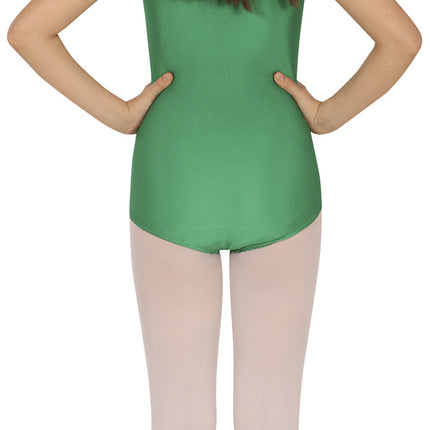 Trikå för flickor Grön Ärmlös