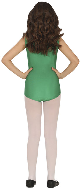 Trikå för flickor Grön Ärmlös