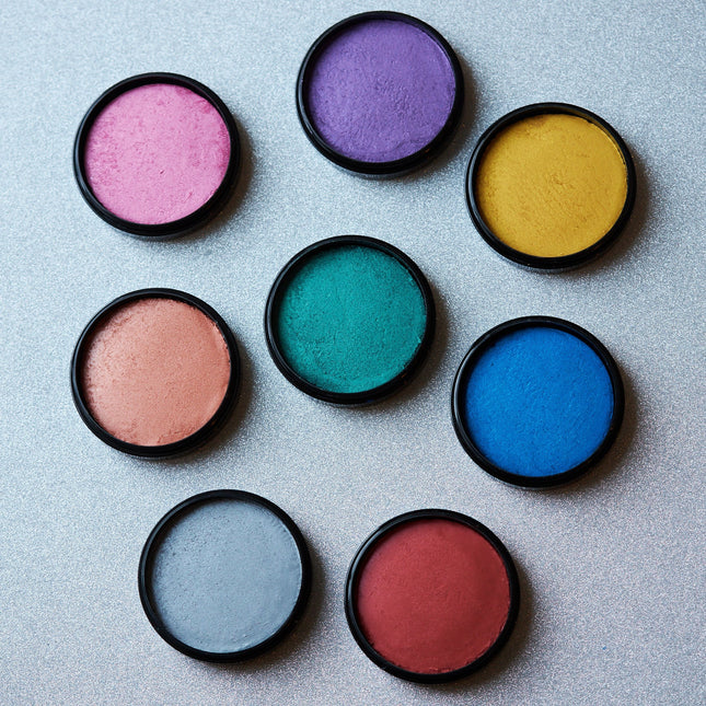 Cosmic Moon Metallic Pro Ansiktsfärg Tårtpottar Blå 36g