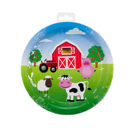 Farmyard Tallrikar 23cm 8st