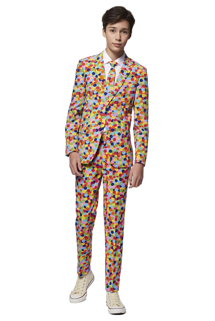 Party Konfetti Dräkt Pojke Tonåring <tc>OppoSuits</tc>