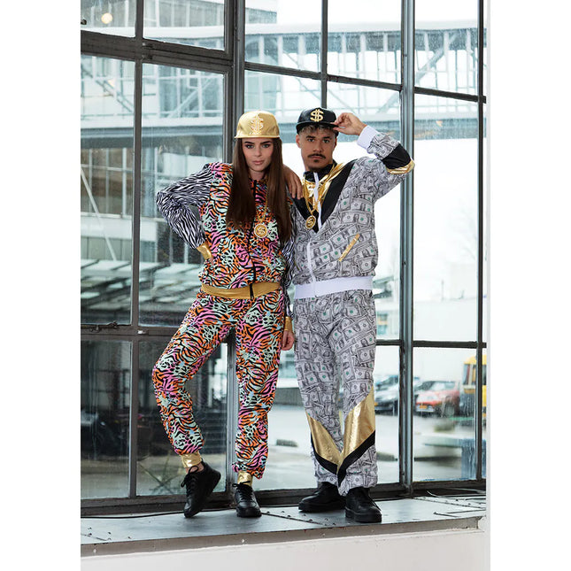 Färgad träningsoverall Faulty Ladies Animal Print