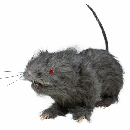 Falsk råtta med ljus 30 cm
