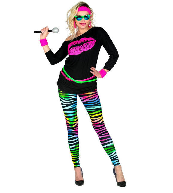 Neon 80S Legging Dam