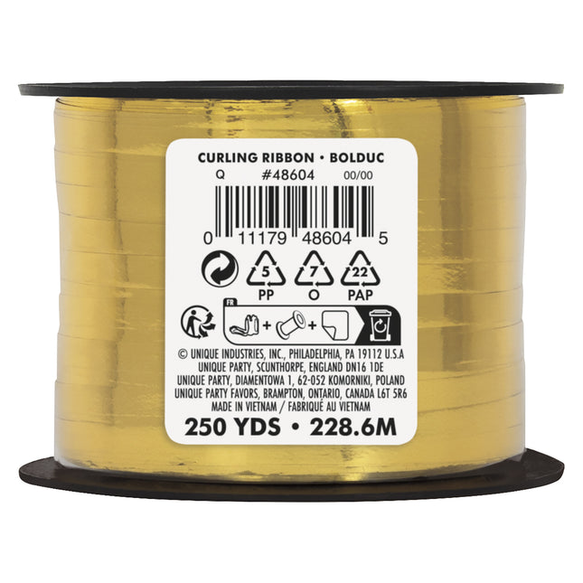 Guldband Metallic 228,6 m