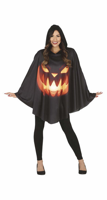 Pumpa Halloween poncho Damer