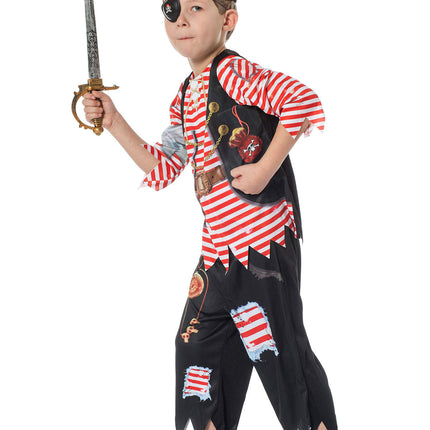 Pirat utklädningsset pojke