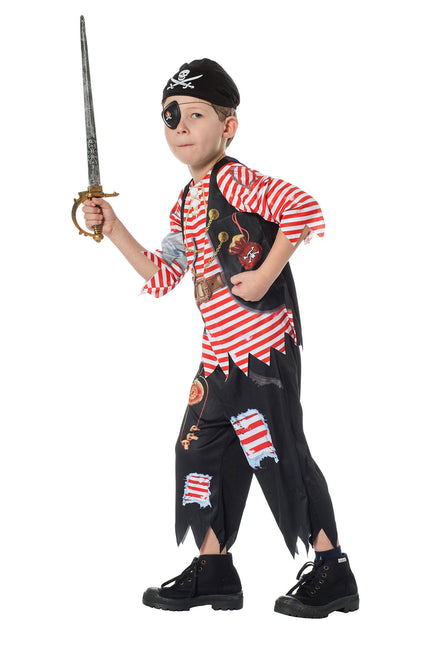 Pirat utklädningsset pojke