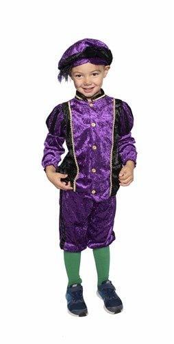 Pietenpak Kind Velours Lila/Svart
