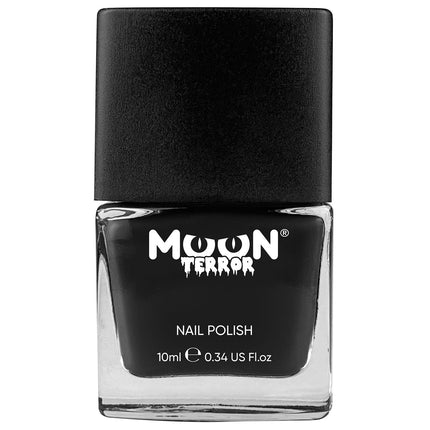 Moon Terror Halloween Nagellack Midnattssvart 14ml