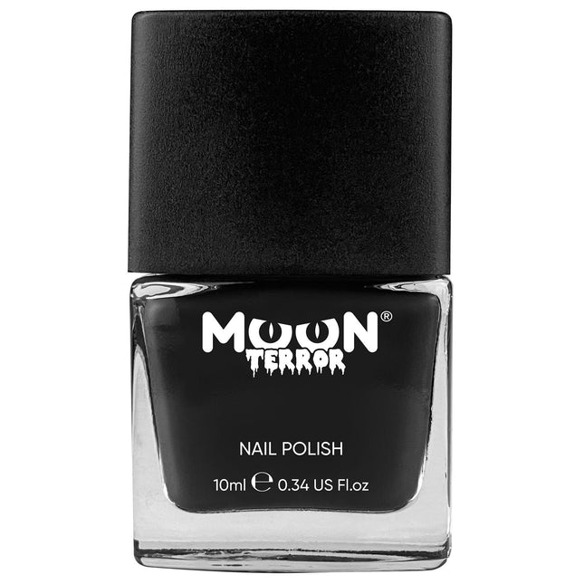 Moon Terror Halloween Nagellack Midnattssvart 14ml