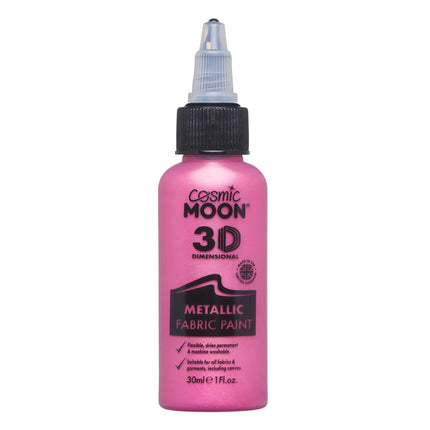 Cosmic Moon Metallic tygfärg rosa 30ml