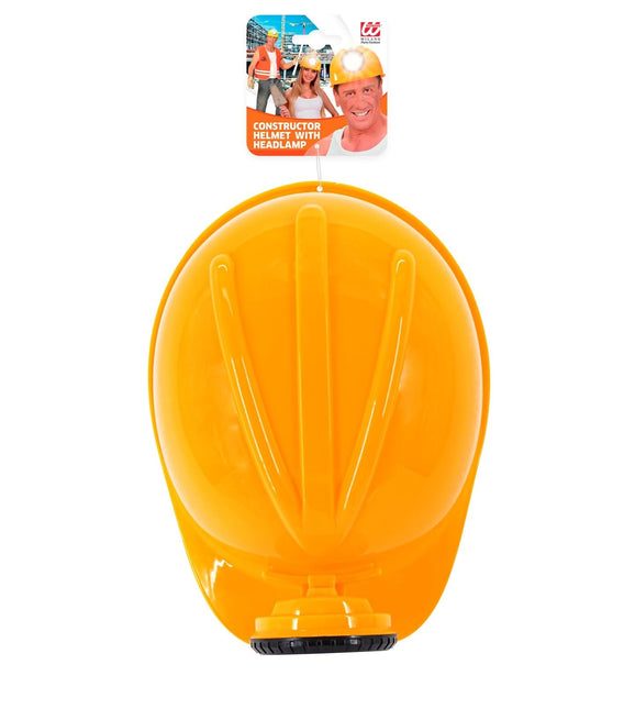 Bygghjälm med belysning