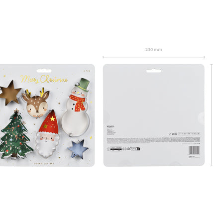 Utskärare för julkakor 6 delar