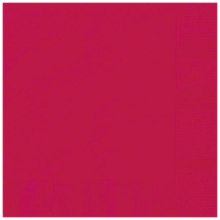 Röda Servetter 33cm 50st