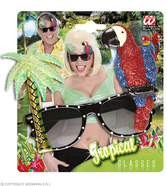 Hawaii-glasögon färgade