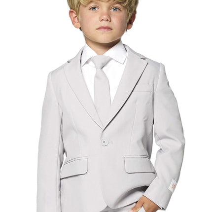 Pojke i grå kostym <tc>OppoSuits</tc>