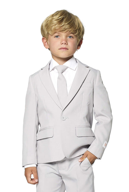 Pojke i grå kostym <tc>OppoSuits</tc>