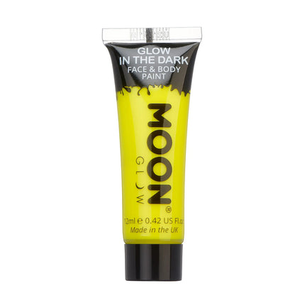 Moon Glow Glow Glow in the Dark Ansiktsfärg Gul 12ml