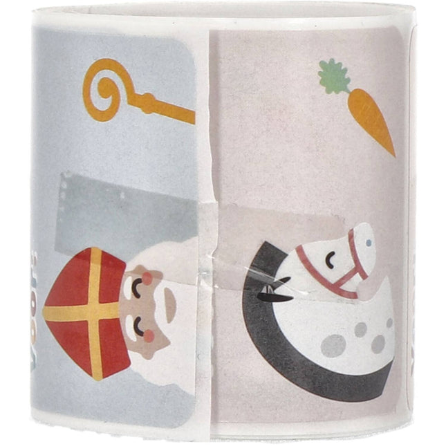 Namnklistermärken Present Sint och pieten