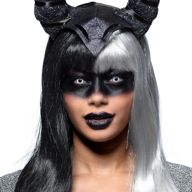 Vit Svart Färg Linser