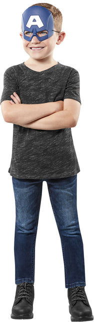 Blå Captain America-mask