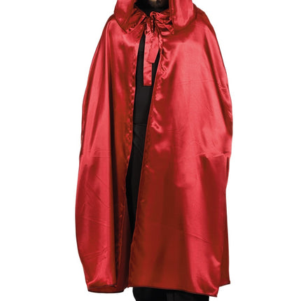 Red Cape Satin för män