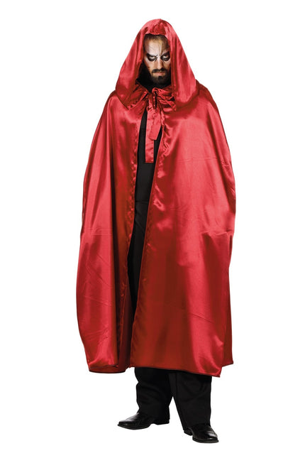 Red Cape Satin för män