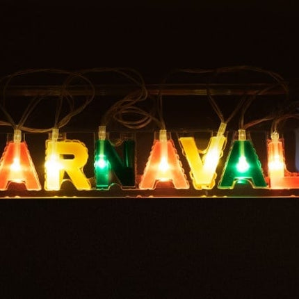 Brev sling Karneval Röd Gul Gr