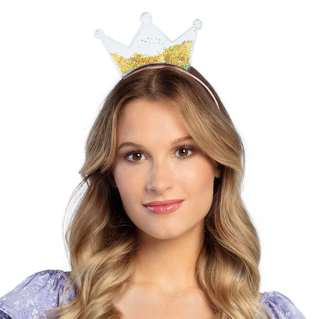 Prinsesshårband Glitterkrona