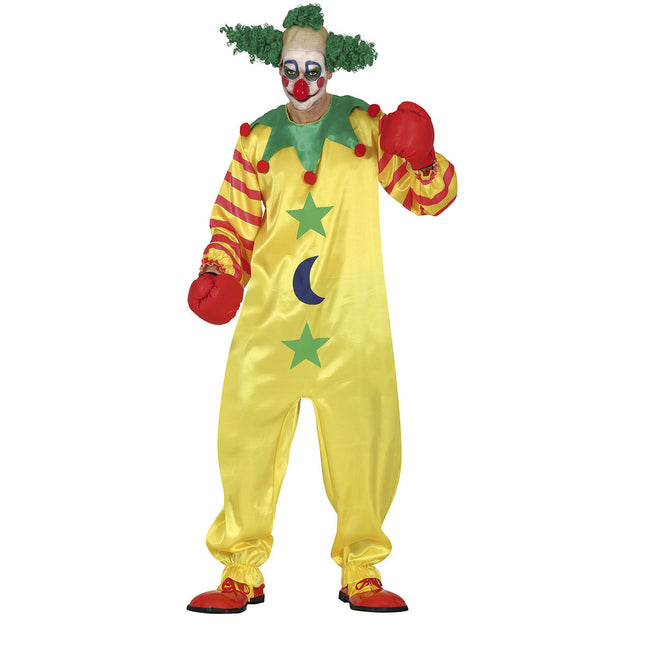 Clown Halloween Kostym Herr Gul L