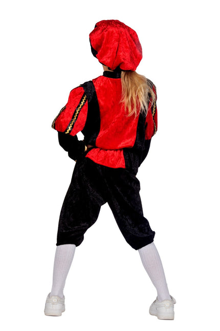 Pietenpak Kind Röd/Svart Luxe