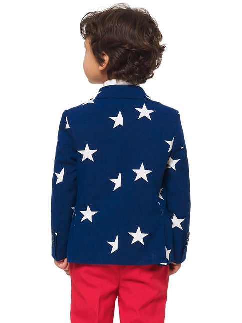 USA Stars Stripes Kostym Pojke <tc>OppoSuits</tc>